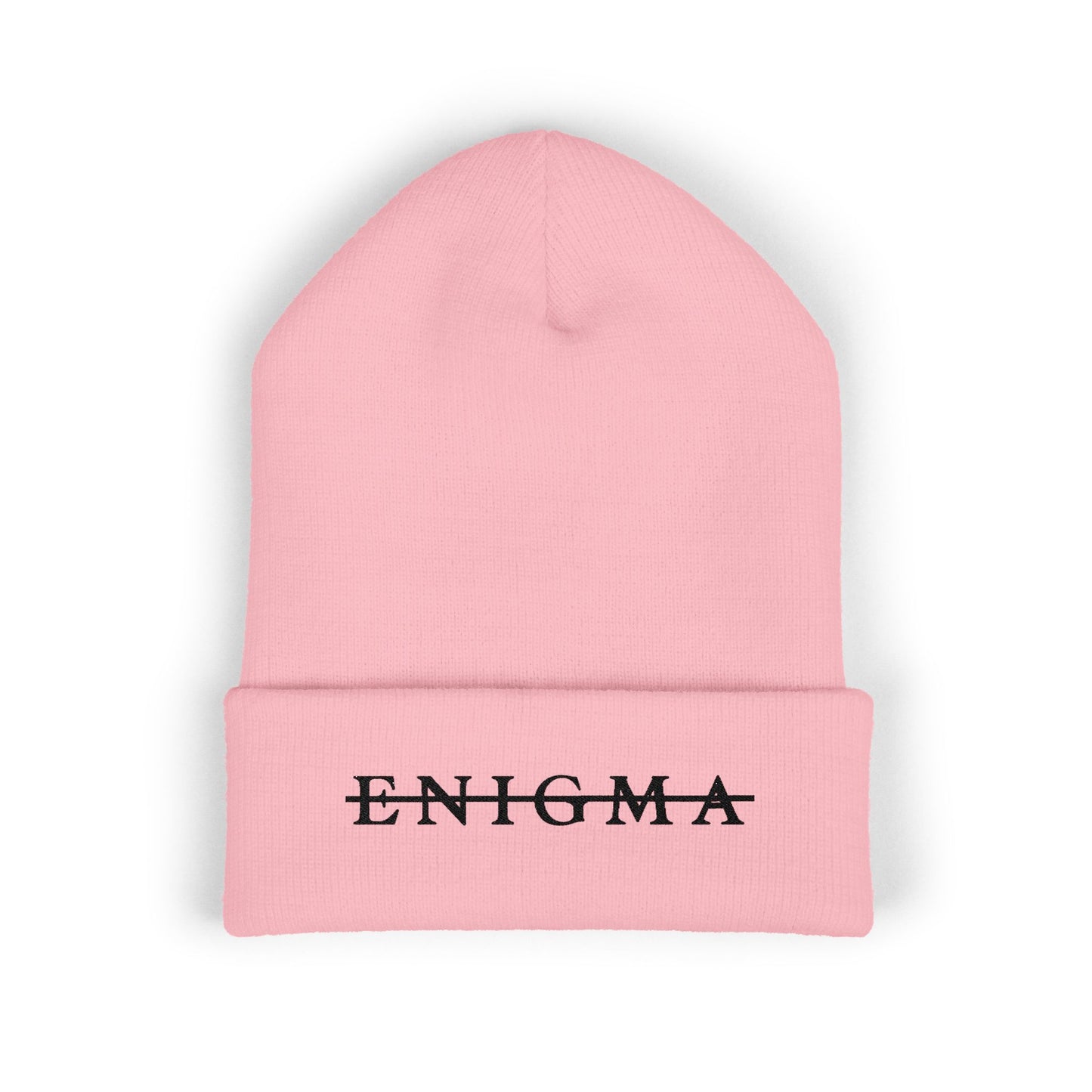 Enigma Beanie (black letters)