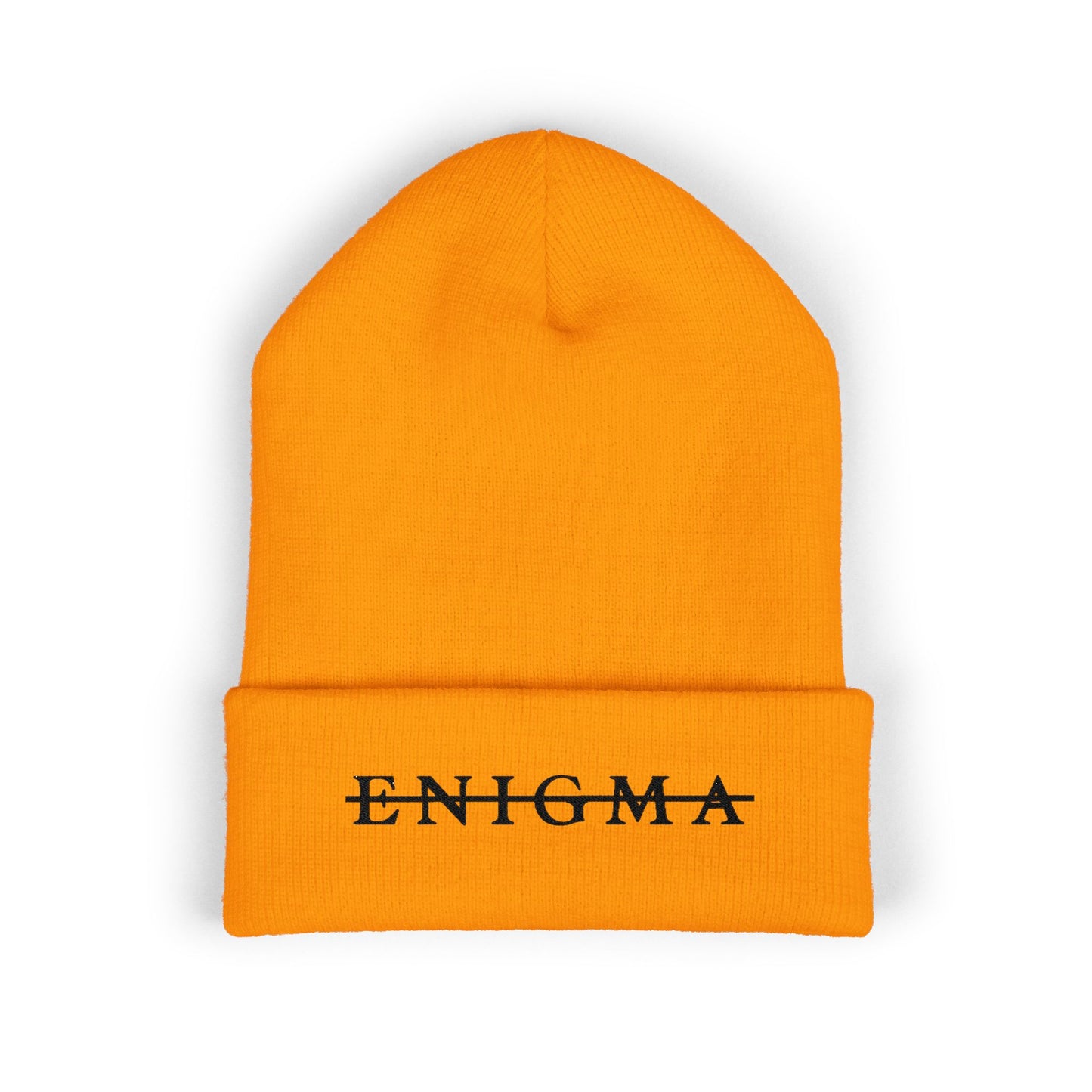 Enigma Beanie (black letters)